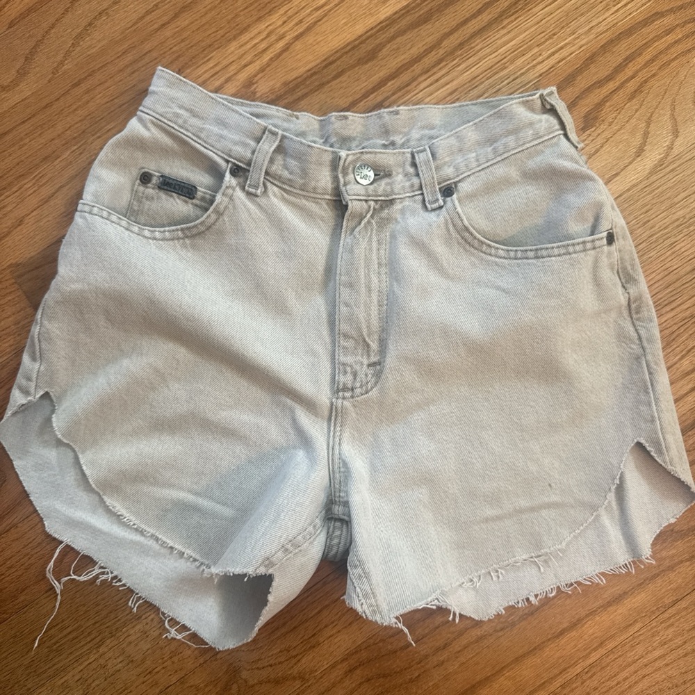 Lee Riveted High Waist Tan Women's Shorts